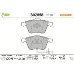 VALEO Bremsbeläge 302056 VALEO Bremsbeläge 302056