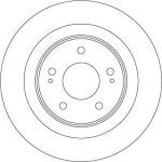 84 482 033 Bremsscheibe HA DF6598