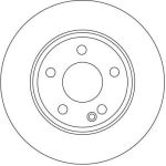 Bremsscheibe Db P. W169/W245 1,5-2,0 04-12 DF4393 Bremsscheibe Db P. W169/W245 1,5-2,0 04-12 DF4393