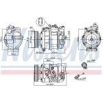 89091 Nissens Klimakompressor PKW 89091 89091 Nissens Klimakompressor PKW 89091
