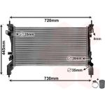 Van Wezel Motorkühler 17002385 Van Wezel Motorkühler 17002385