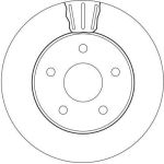 Bremsscheibe Jeep P. Cherokee DF4170 Bremsscheibe Jeep P. Cherokee DF4170
