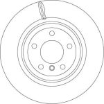11 482 047 Bremsscheibe HA DF4461S 11 482 047 Bremsscheibe HA DF4461S