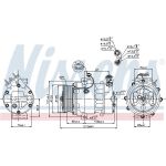 89095 Nissens Klimakompressor PKW 89095