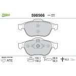 Valeo Bremsbelagsatz 598566 Valeo Bremsbelagsatz 598566