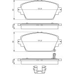 Bosch Bremsbelagsatz 0 986 494 633 Bosch Bremsbelagsatz 0 986 494 633