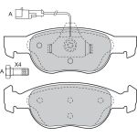 VALEO Bremsbeläge 598040 VALEO Bremsbeläge 598040