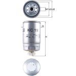 MAHLE Kraftstofffilter KC 19 MAHLE Kraftstofffilter KC 19