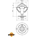 NRF Kühlmittelthermostat 725200 NRF Kühlmittelthermostat 725200