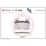 BREMBO Bremsklötze EV VA P 10 064E BREMBO Bremsklötze EV VA P 10 064E