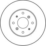 TRW Bremsscheibe DF1811 TRW Bremsscheibe DF1811