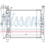 Nissens Wasserkühler PKW 61929 Nissens Wasserkühler PKW 61929