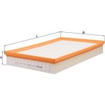 MAHLE Luftfilter LX 1500