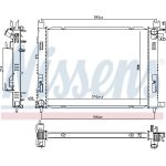 Nissens Wasserkühler PKW 606760 Nissens Wasserkühler PKW 606760