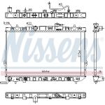 Nissens Wasserkühler PKW 67025