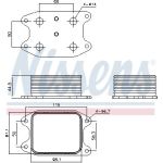 Nissens Ölkühler PKW 90810 Nissens Ölkühler PKW 90810