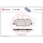BREMBO Bremsklötze VA P 79 001 BREMBO Bremsklötze VA P 79 001