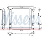 Nissens Wasserkühler PKW 675016