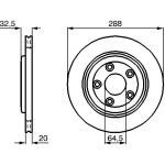 Bosch Bremsscheibe Hinterachse 0 986 478 777 Bosch Bremsscheibe Hinterachse 0 986 478 777