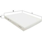 LA 813 MAHLE Innenraumfilter LA 813, Partikelfilter, 230 x 199 x 25 mm – u. a. für Alfa Romeo Giulietta (940_), Kasten/Schrägheck (940_) – OE Nummer 50511785 - l LA 813 MAHLE Innenraumfilter LA 813, Partikelfilter, 230 x 199 x 25 mm – u. a. für Alfa Romeo Giulietta (940_), Kasten/Schrägheck (940_) – OE Nummer 50511785 - l