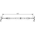 Handbremsseil 1987482024 Handbremsseil 1987482024