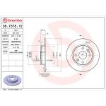 83 482 015 Bremsscheibe HA 08.7378.10 83 482 015 Bremsscheibe HA 08.7378.10