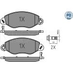 Bremsbelagsatz Ford P. Transit 00- (P.Nap¨D)Ohne Sensor 025 234 3418/PD Bremsbelagsatz Ford P. Transit 00- (P.Nap¨D)Ohne Sensor 025 234 3418/PD