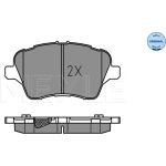 MEYLE Bremsbelagsatz Ford B-Max/Fiesta/Transit 1,0-1,6 12 252513417 MEYLE Bremsbelagsatz Ford B-Max/Fiesta/Transit 1,0-1,6 12 252513417