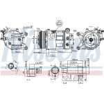 Nissens Klimakompressor PKW 890226 Nissens Klimakompressor PKW 890226