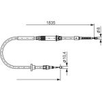Handbremsseil 1987482873 Handbremsseil 1987482873