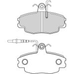 Valeo Bremsbelagsatz 302625 Valeo Bremsbelagsatz 302625