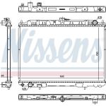 Nissens Wasserkühler PKW 606160 Nissens Wasserkühler PKW 606160