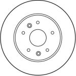 Bremsscheibe Renault T. Laguna DF1029 Bremsscheibe Renault T. Laguna DF1029