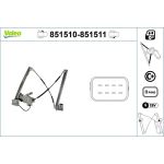 Valeo Fensterheber 851511 Valeo Fensterheber 851511