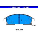 Bremsbelagsatz Nissan P. X-Trail 2,0-2,5 4X4 01-07 13.0460-5842.2