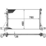 Kühler, Motorkühlung CR 1770 000P Kühler, Motorkühlung CR 1770 000P