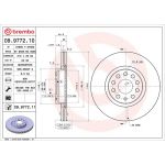 12 481 040 Bremsscheibe VA 09.9772.11 12 481 040 Bremsscheibe VA 09.9772.11