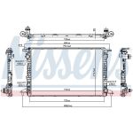 Nissens Wasserkühler PKW 606462 Nissens Wasserkühler PKW 606462