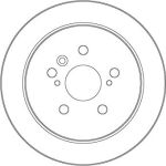 Bremsscheibe Lexus T. Rx 03-08 DF7257 Bremsscheibe Lexus T. Rx 03-08 DF7257