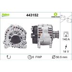 Valeo Lichtmaschine 443152 Valeo Lichtmaschine 443152