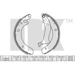 Bremsbacken Land Rover Freelander 98 2740634 Bremsbacken Land Rover Freelander 98 2740634