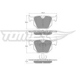 TOMEX brakes Bremsbelagsatz, Scheibenbremse TX 15-24 TOMEX brakes Bremsbelagsatz, Scheibenbremse TX 15-24