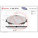 BREMBO Bremsklötze Xtra VA P 68 071X BREMBO Bremsklötze Xtra VA P 68 071X