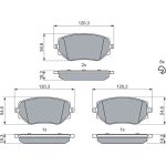 Bremsbelag 0 986 460 063