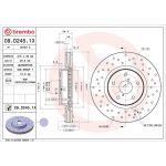 Bremsscheibe VA Xtra 09.D245.1X