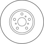 TRW Bremsscheibe DF3093 TRW Bremsscheibe DF3093