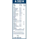 Bosch Scheibenwischer Aerotwin A332H 330 3397008635 Bosch Scheibenwischer Aerotwin A332H 330 3397008635