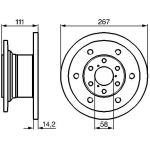 Bremsscheibe VA 0 986 478 742 Bremsscheibe VA 0 986 478 742
