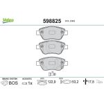 VALEO Bremsbeläge 598825 VALEO Bremsbeläge 598825