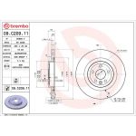 52 482 035 Bremsscheibe HA 09.C209.11 52 482 035 Bremsscheibe HA 09.C209.11